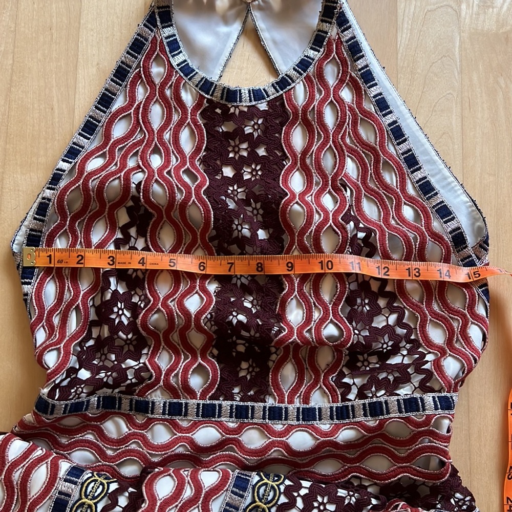 Tory Burch Multicolor Geometric Print Maxi Dress - Picture 15 of 15